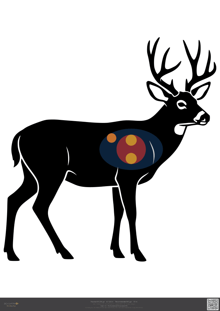 Podgląd tarczy Mule deer ASA