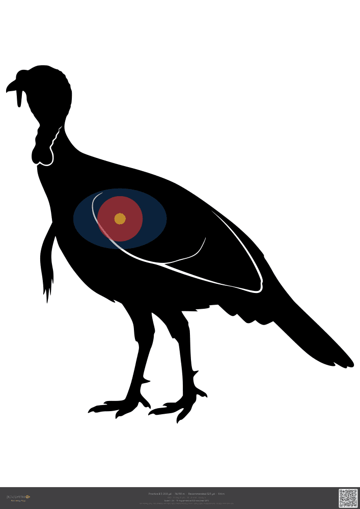 Náhled terče Wild turkey IBO