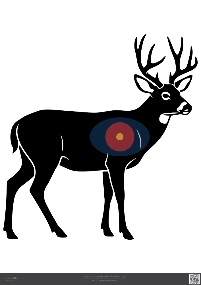 Náhled terče Mule deer IFAA