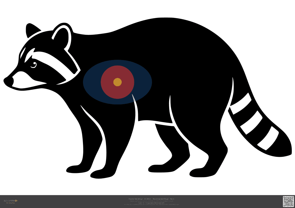 Náhled terče Raccoon IFAA