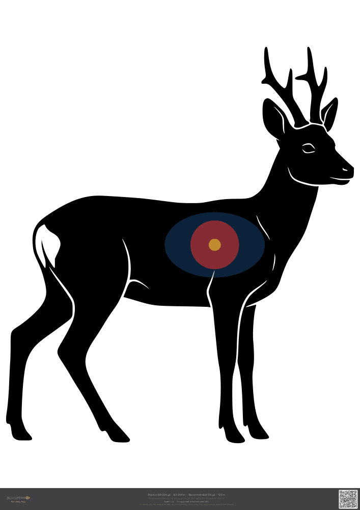 Náhled terče Roe deer IFAA