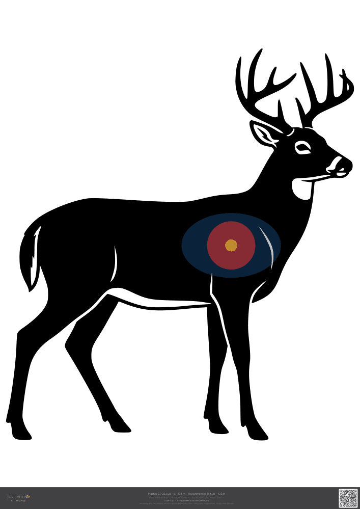 Náhled terče Whitetail deer IFAA