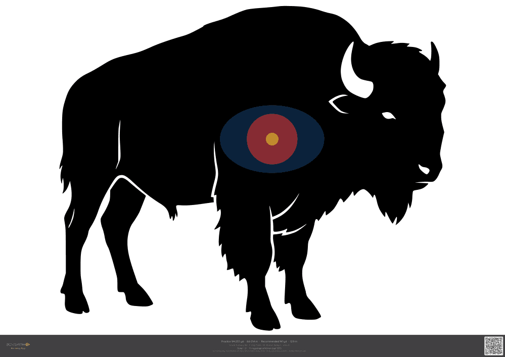 Náhled terče Bison WA 3D