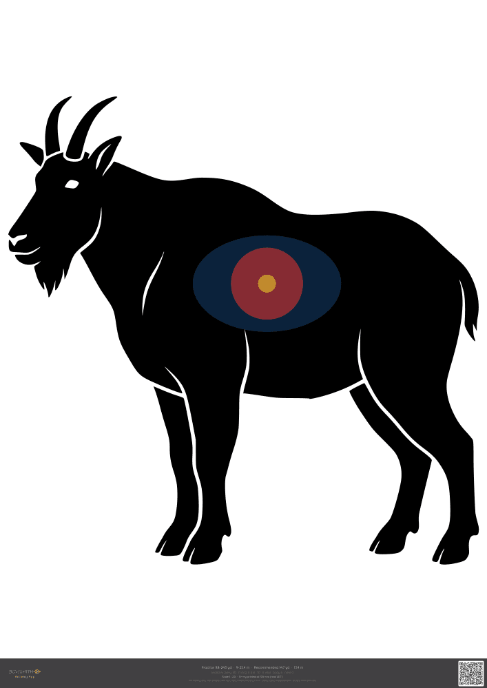 Náhled terče Mountain goat WA 3D