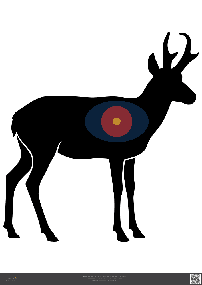 Náhled terče Pronghorn WA 3D