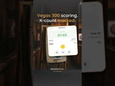 Scoring a Vegas 300 round, X-count included