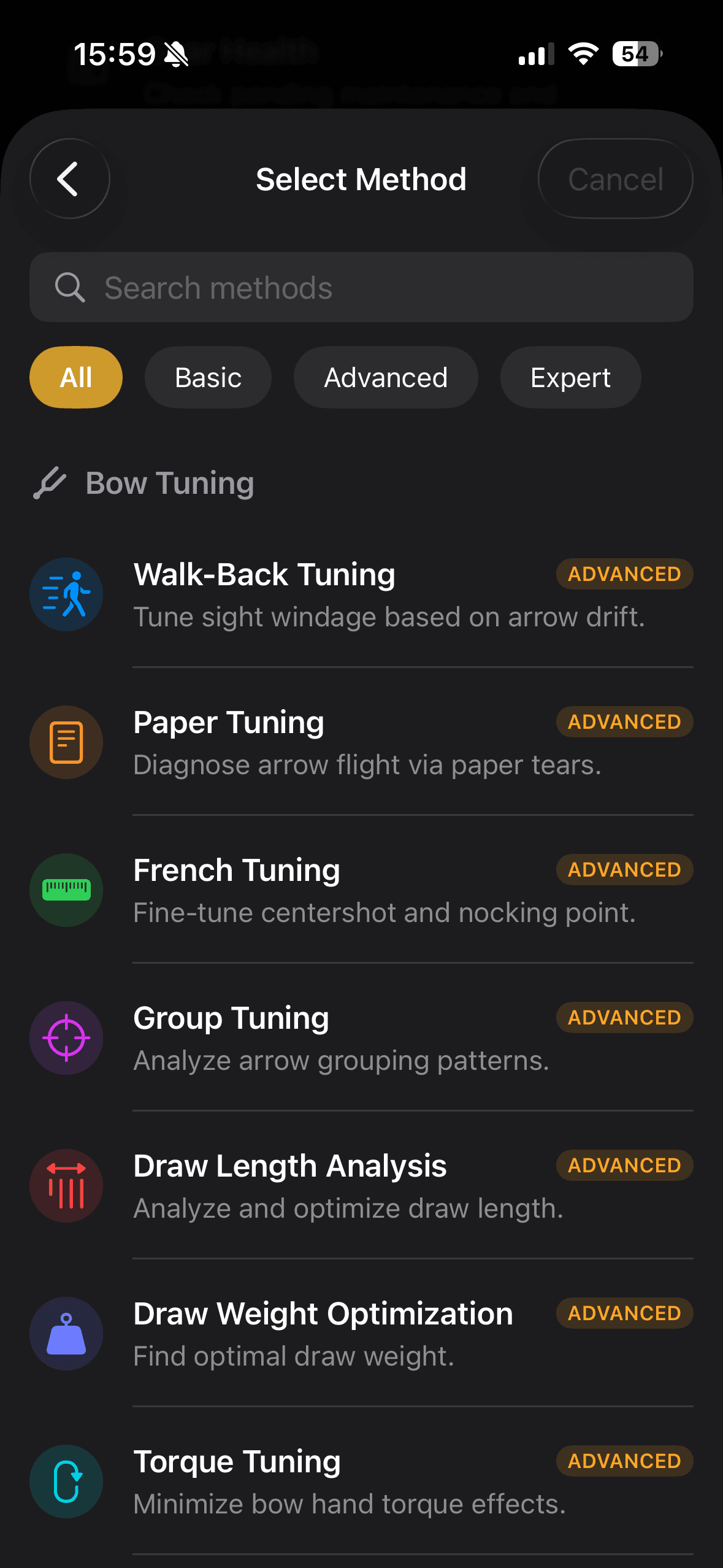 BowSmith Tuning-Methoden — Walk-Back, Papier, French, Gruppen- und Auszugstuning